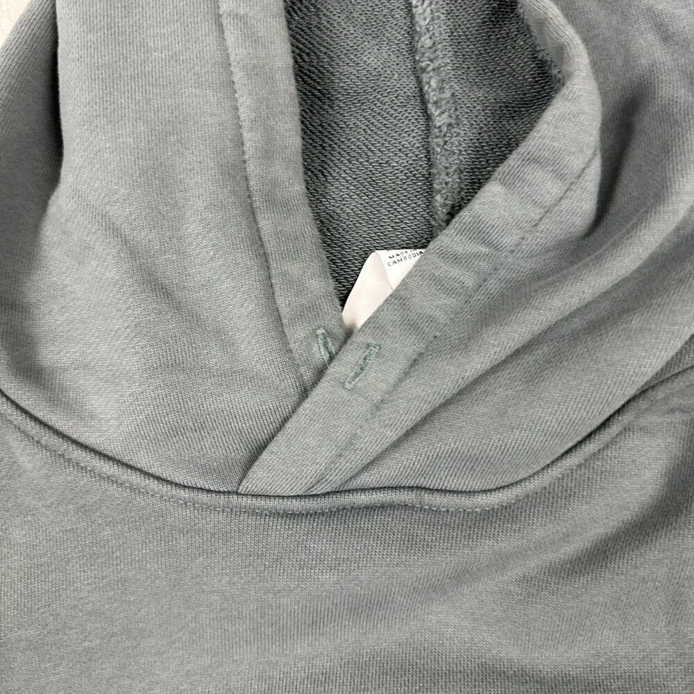 Adidas Hoodie Men Extra Large Blue Colorblock Sliced Trefoil Sweatshirt Pullover